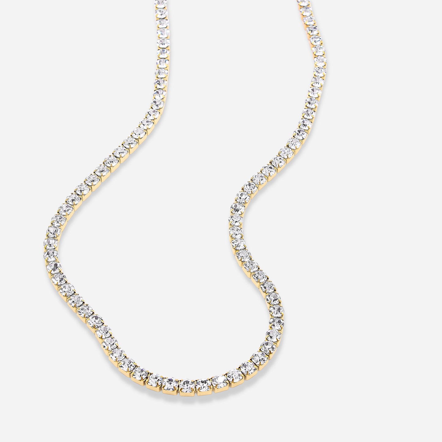 4mm Tennis Chain (18k Gold Plated)