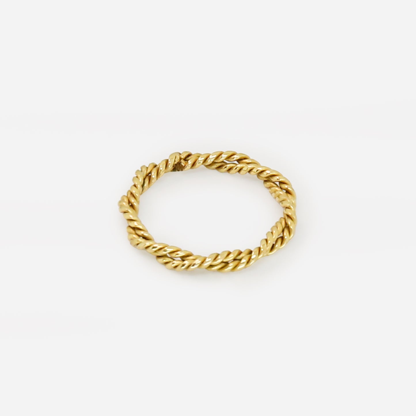 Double Rope Ring (18k Gold Plated)