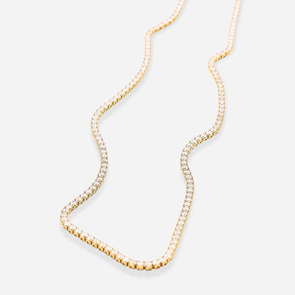 2mm Tennis Chain (18k Gold Plated)