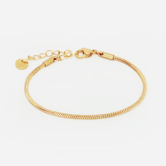 Snake Bracelet (18k Gold Plated)