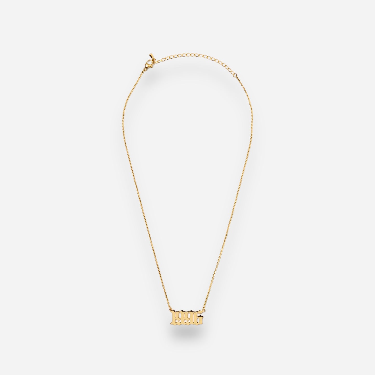 Birth Year Necklace (18k Gold Plated)