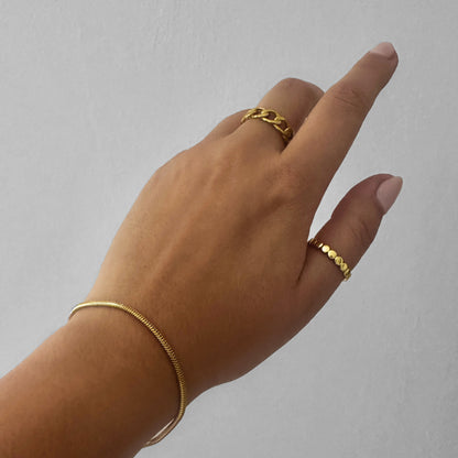 Dot Ring (18k Gold Plated)