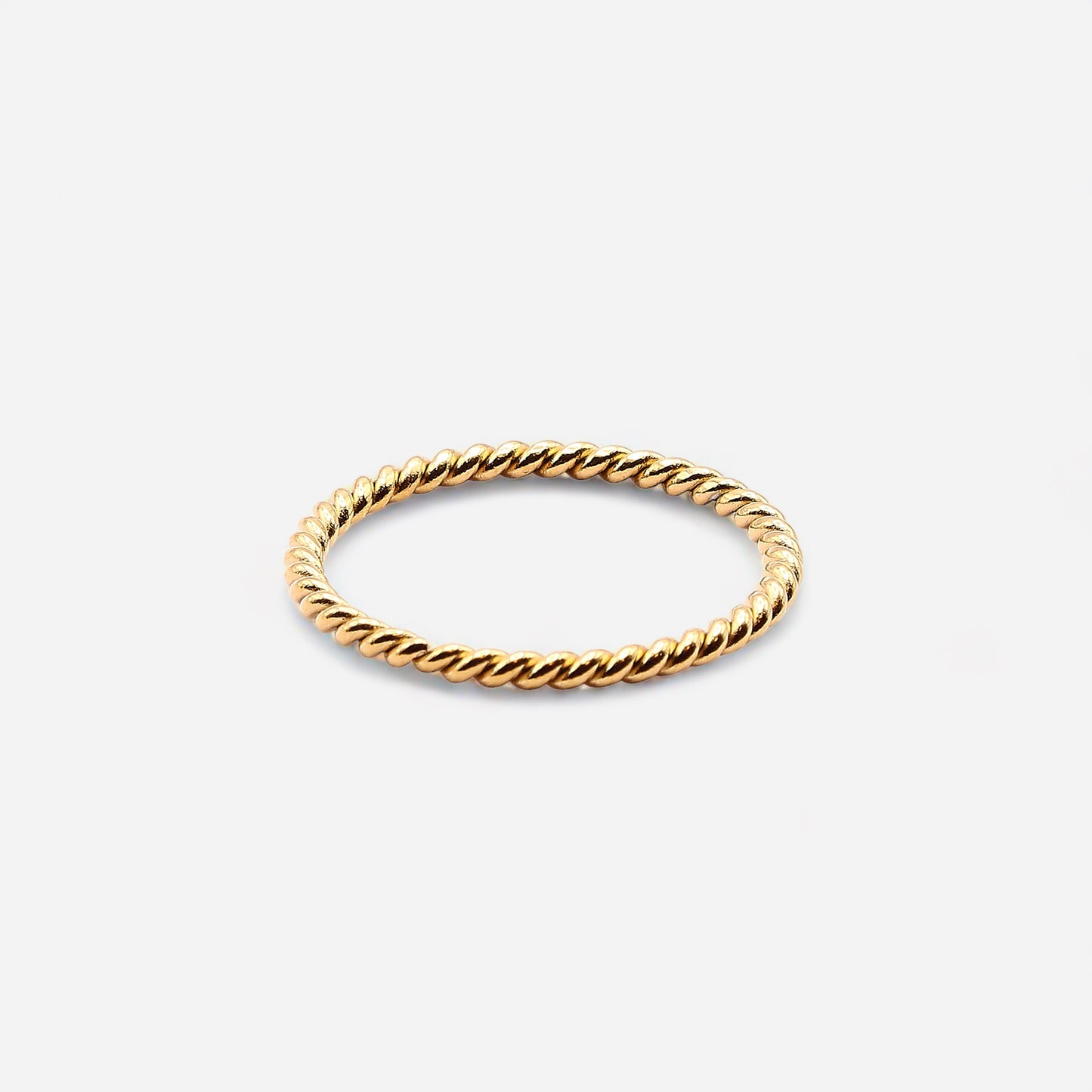 Twisted Ring (18k Gold Plated)