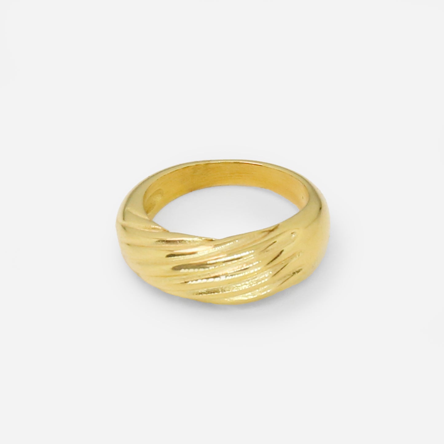 Ridge Ring (18k Gold Plated)