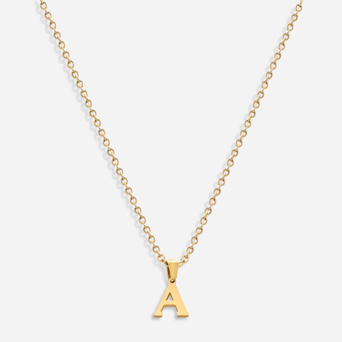 Initial Necklace (18k Gold Plated)