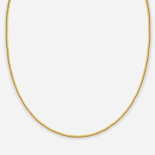 2mm Snake Chain (18k Gold Plated)