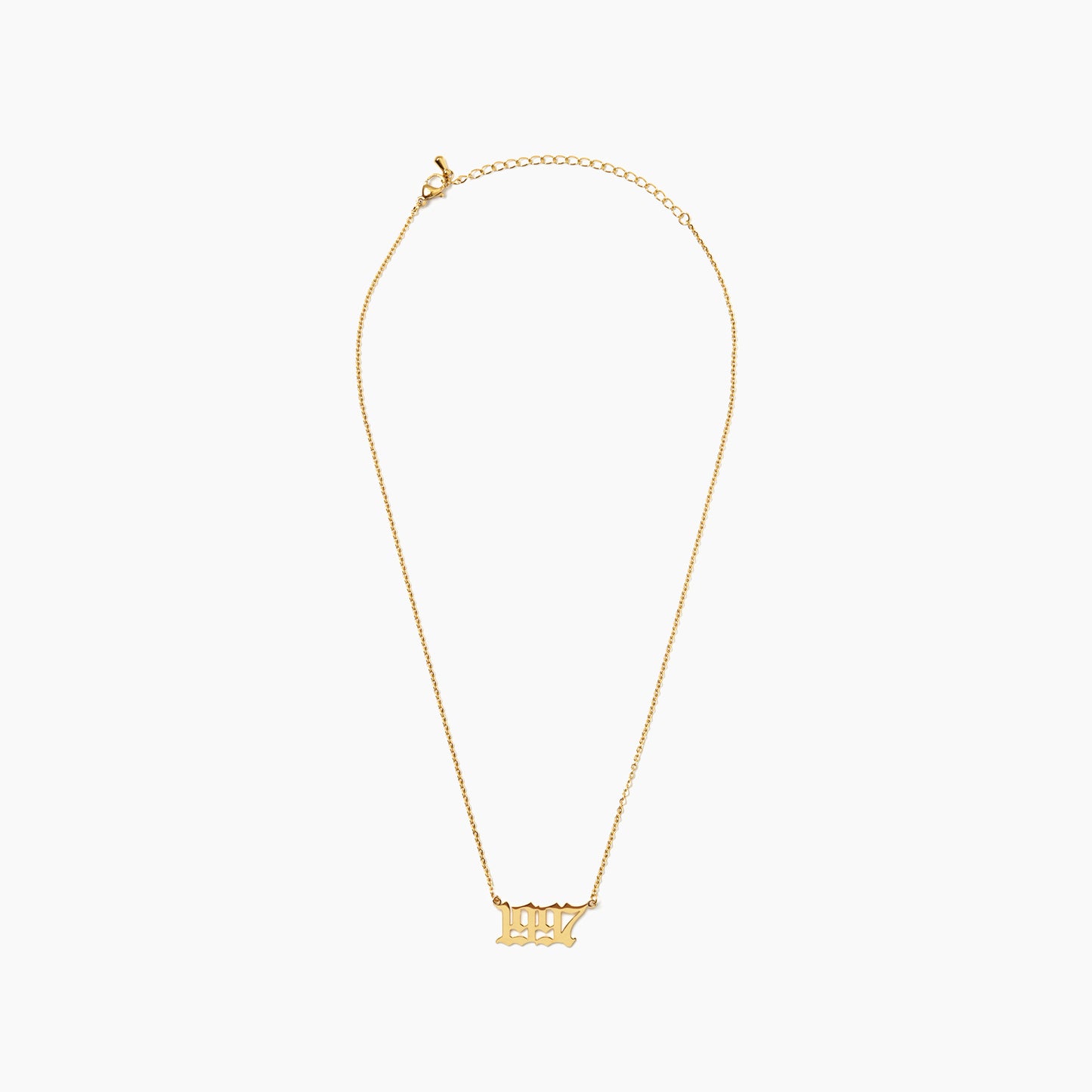 Birth Year Necklace (18k Gold Plated)