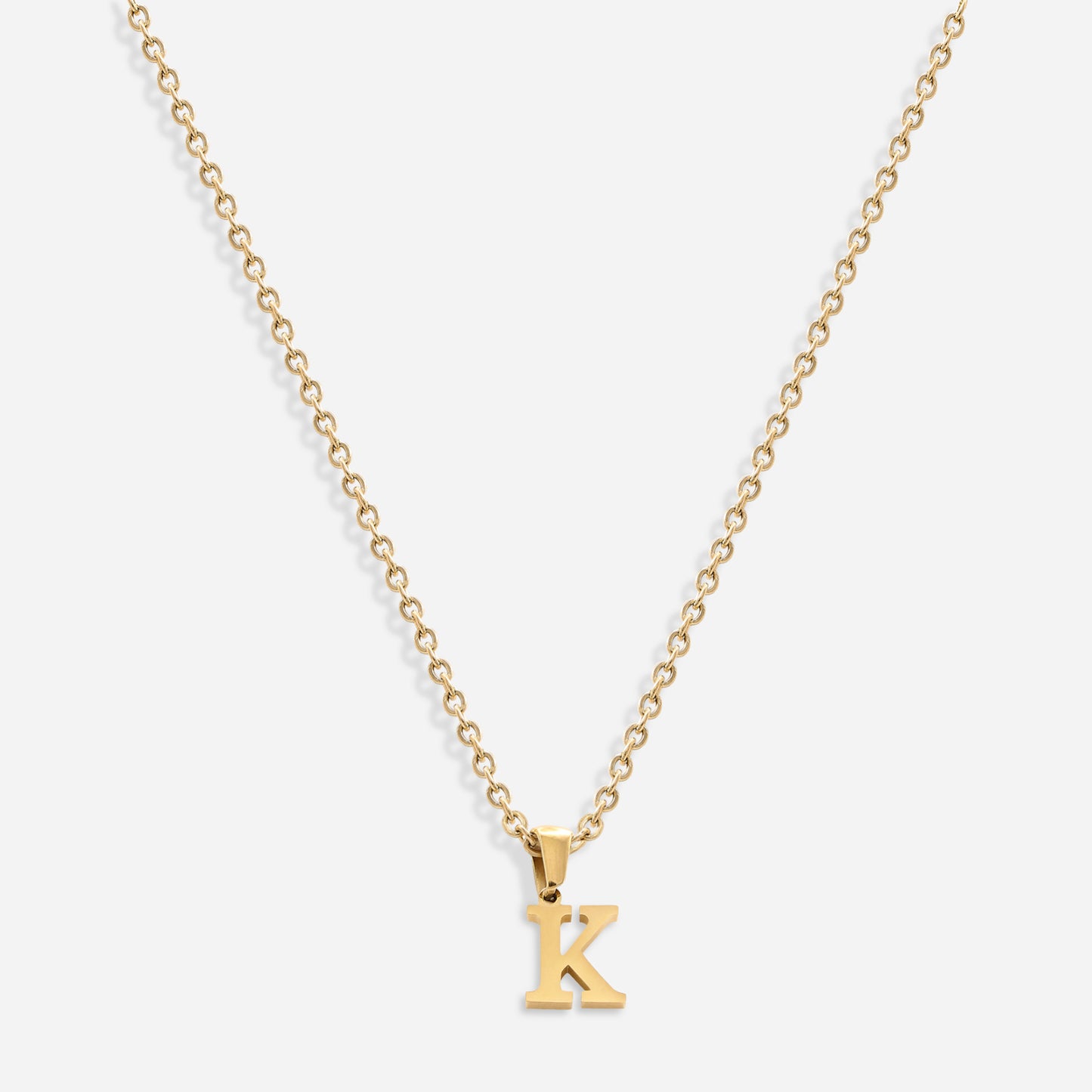 Initial Necklace (18k Gold Plated)