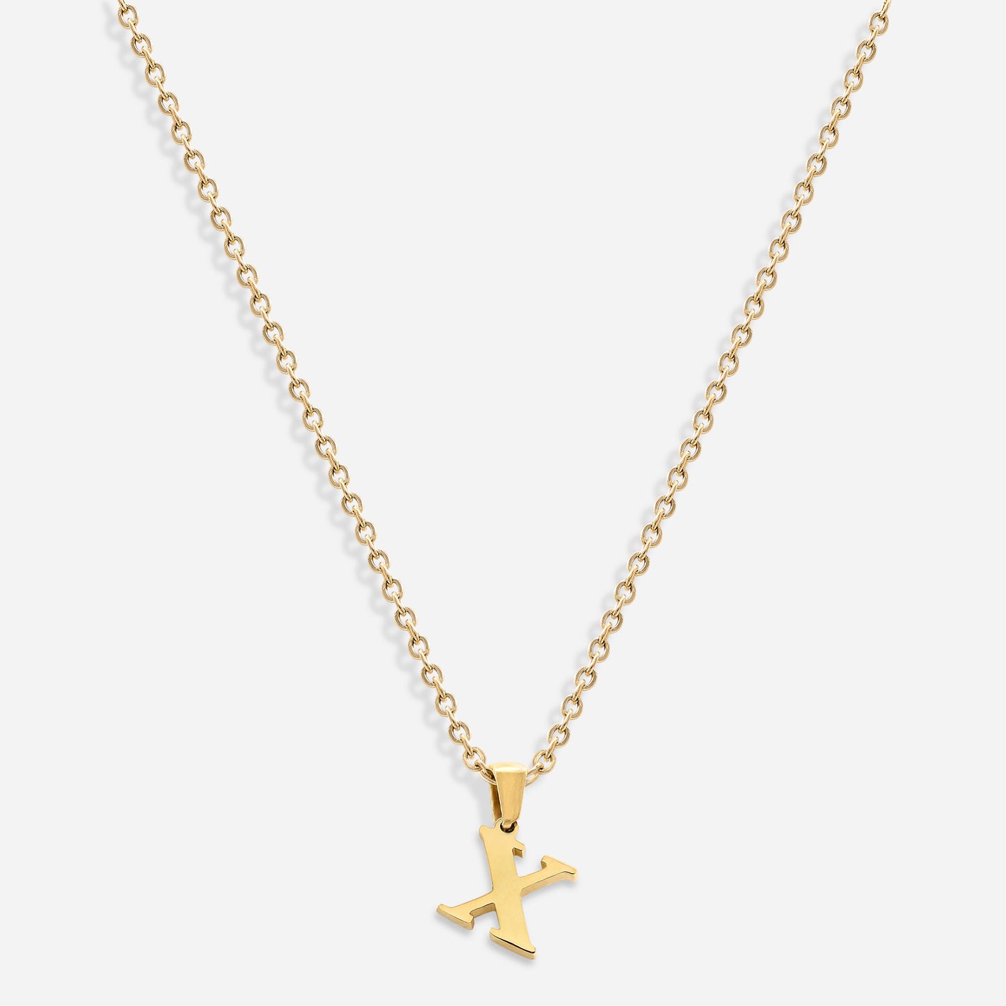 Initial Necklace (18k Gold Plated)