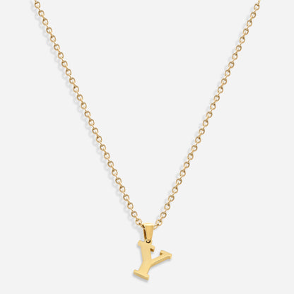 Initial Necklace (18k Gold Plated)