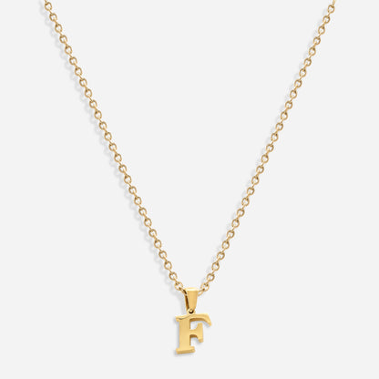 Initial Necklace (18k Gold Plated)