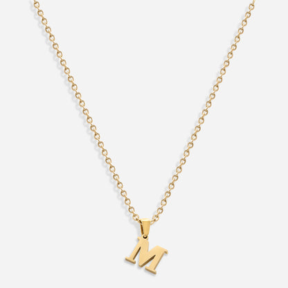 Initial Necklace (18k Gold Plated)