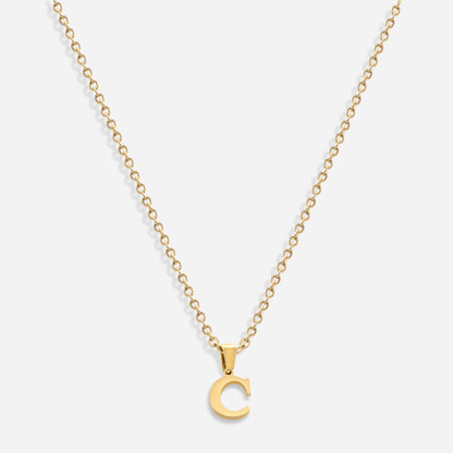 Initial Necklace (18k Gold Plated)