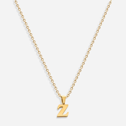 Initial Necklace (18k Gold Plated)