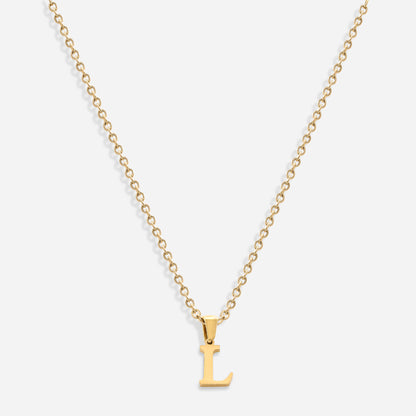 Initial Necklace (18k Gold Plated)