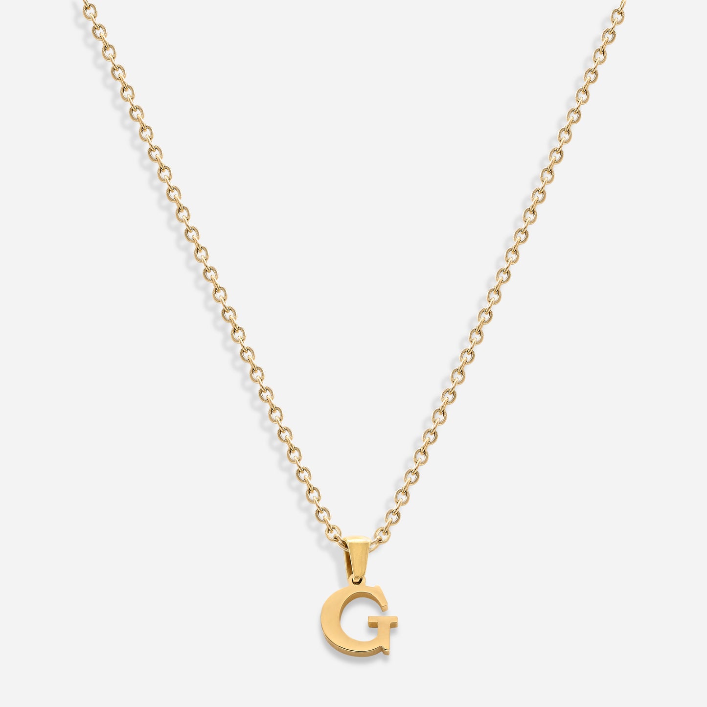 Initial Necklace (18k Gold Plated)