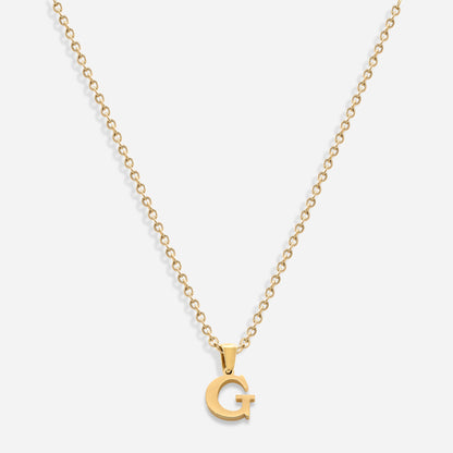 Initial Necklace (18k Gold Plated)