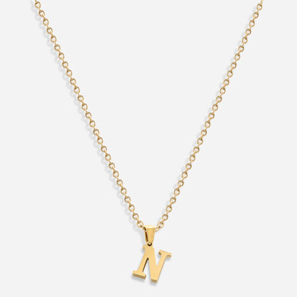 Initial Necklace (18k Gold Plated)