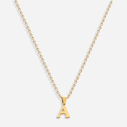 Initial Necklace (18k Gold Plated)